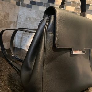 Calvin Klein black backpack like new- excellent condition